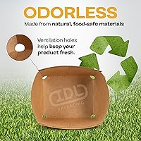 Vista 4 de IDL Packaging Cesta de bayas de pinta, marrón (paquete de 100), recipientes de cartón fuertes y seguros para alimentos para congelar o almacenar