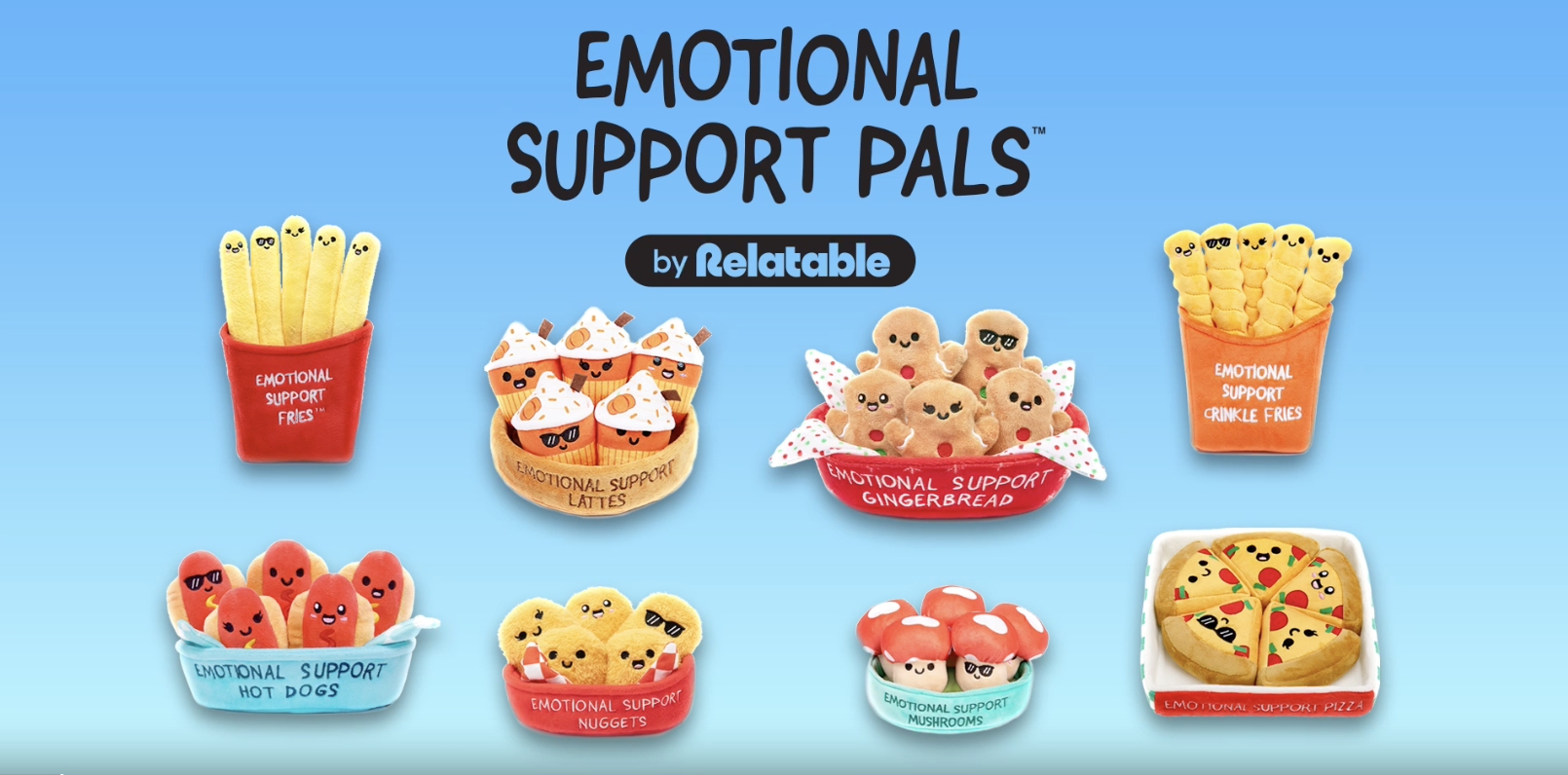 Amazon.com: Emotional Support Plush Advent Calendar by Relatable