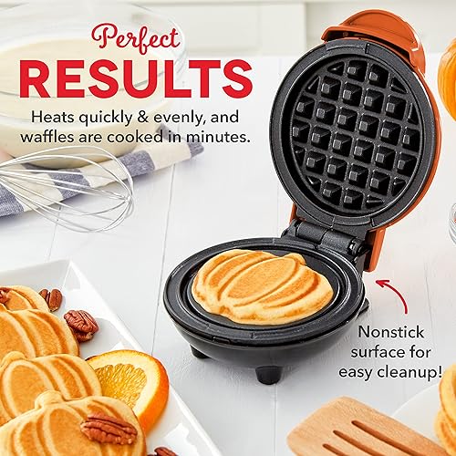 Miniatura 3 de Dash Mini waflera (paquete de 2) para gofres individuales Hash Browns, Keto Chaffles con superficies antiadherentes fáciles de limpiar, 4 pulgadas,
