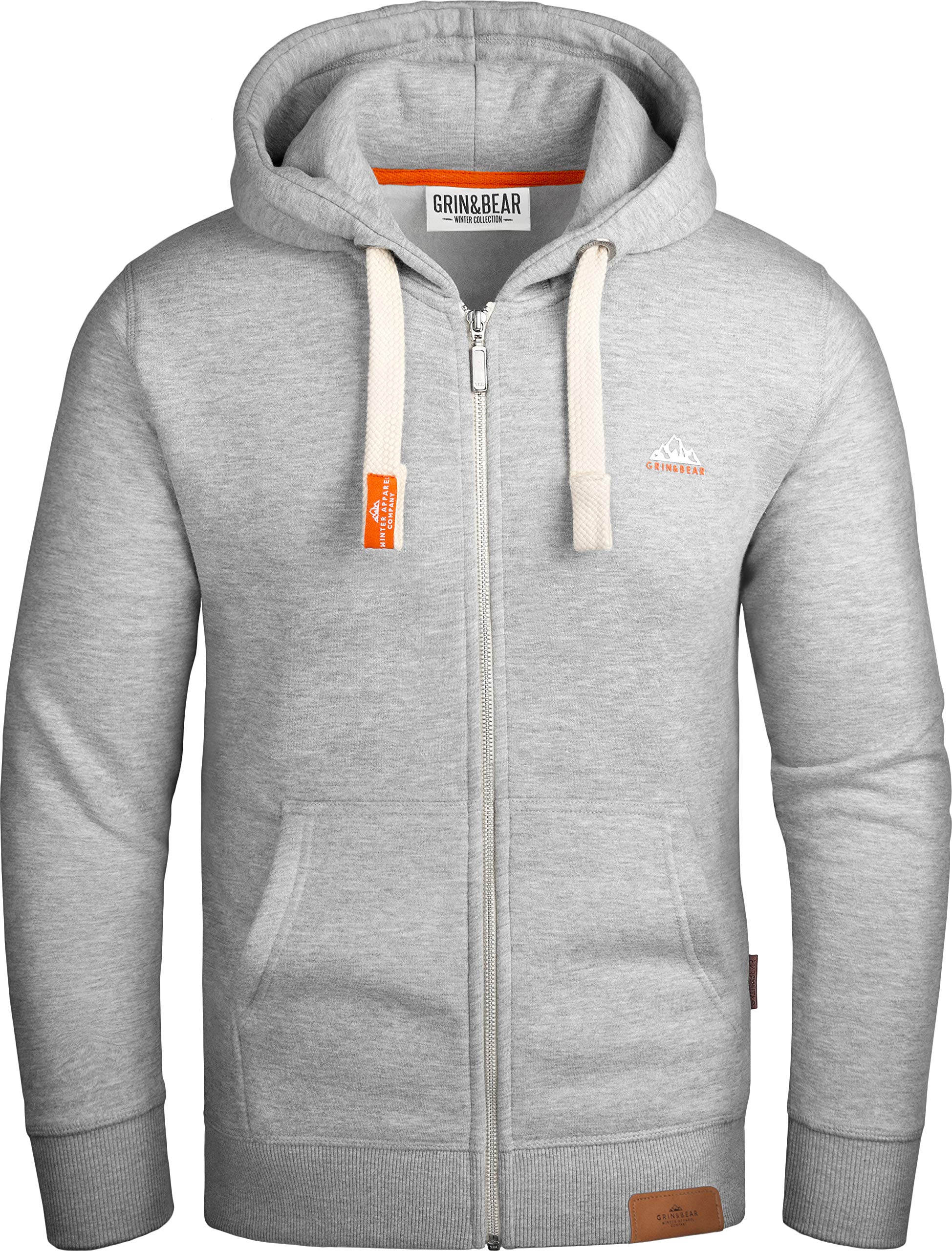 Grin&Bear | Uomo | Felpa con Cappucio Hoodie | GEC022