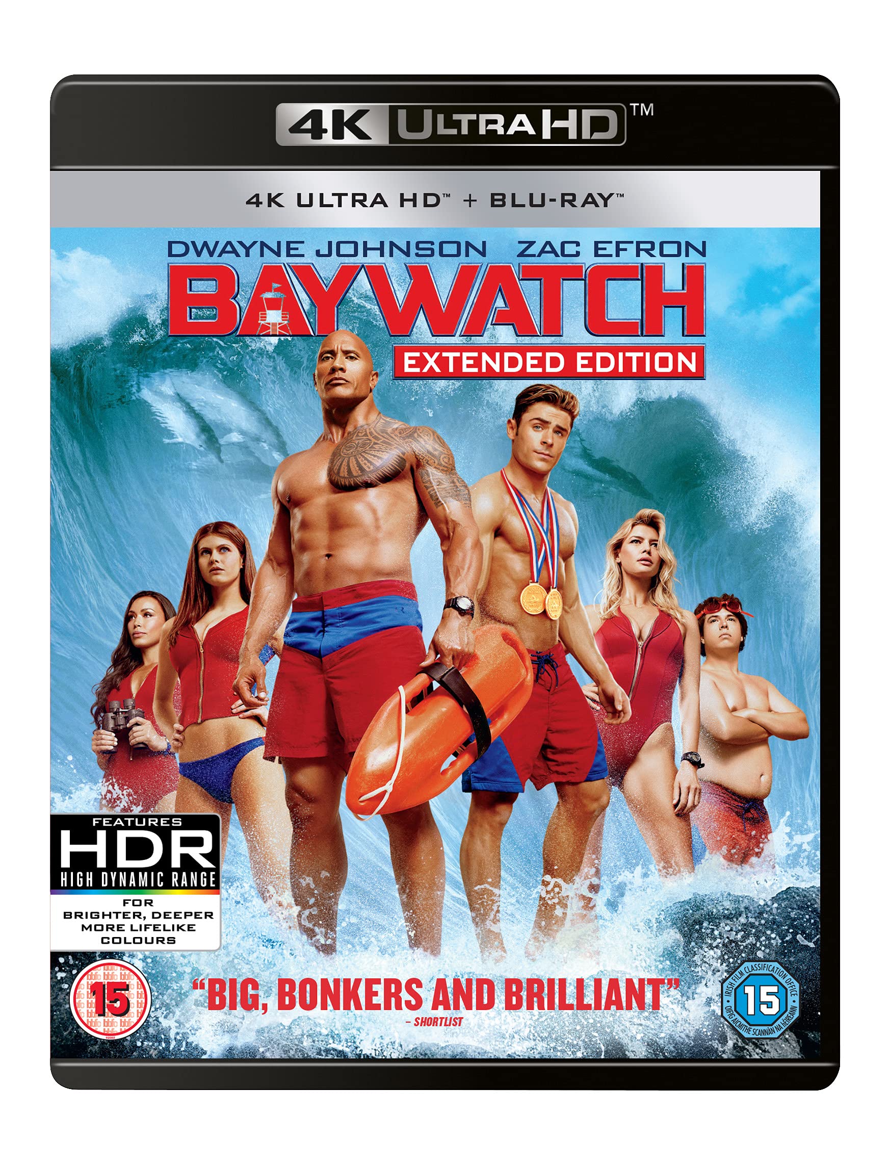 Paramount Home Entertainment Baywatch DVD & Blu-ray; Rating 15+