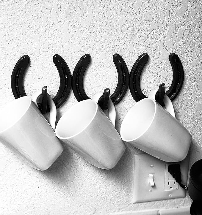 Horseshoe Coffee Mug Holder for Mugs and Cups for Western