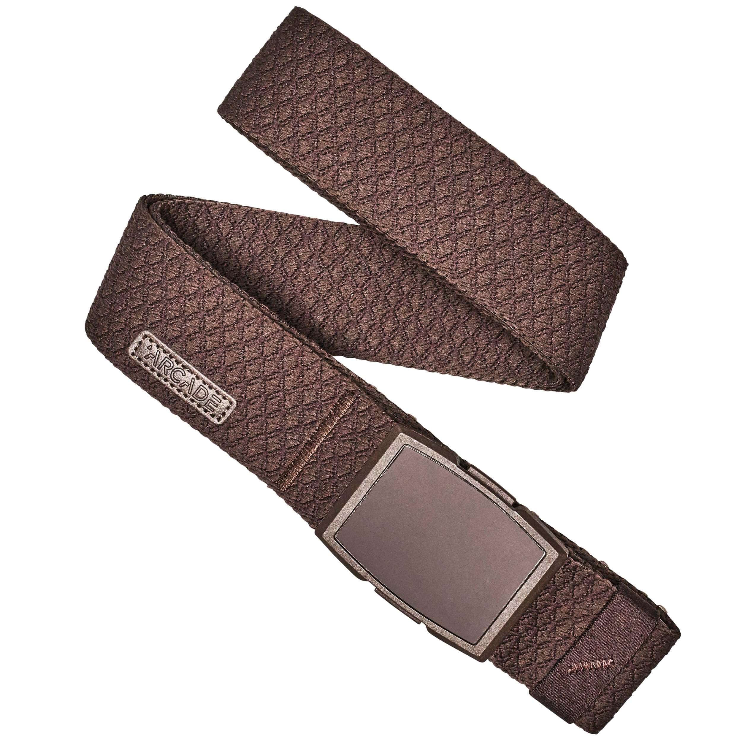 Arcade Salient Capture Stretch Belt - Walnut, One Size