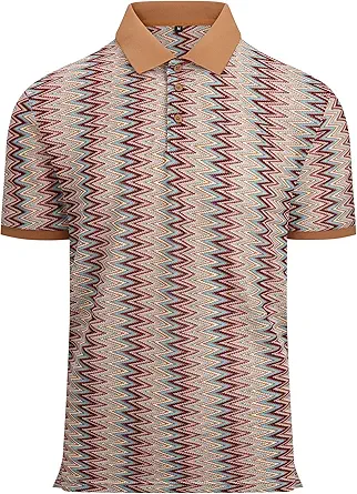 Alex Vando Mens Lace Polo Shirts Fashion Vibrant Short Sleeve Casual Shirts for Men