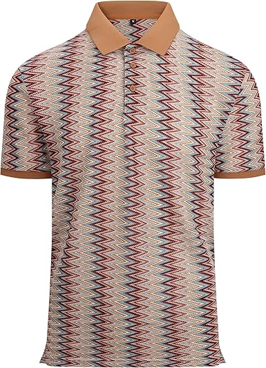 Alex Vando Mens Lace Polo Shirts Fashion Vibrant Short Sleeve Casual Shirts for Men