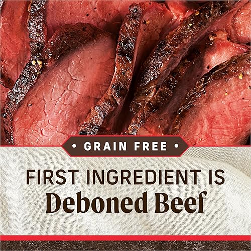 Miniatura 4 de Merrick - Alimento seco para perros, receta de bisonte real, carne de res y batata libre de granos, 22 libras, en bolsa