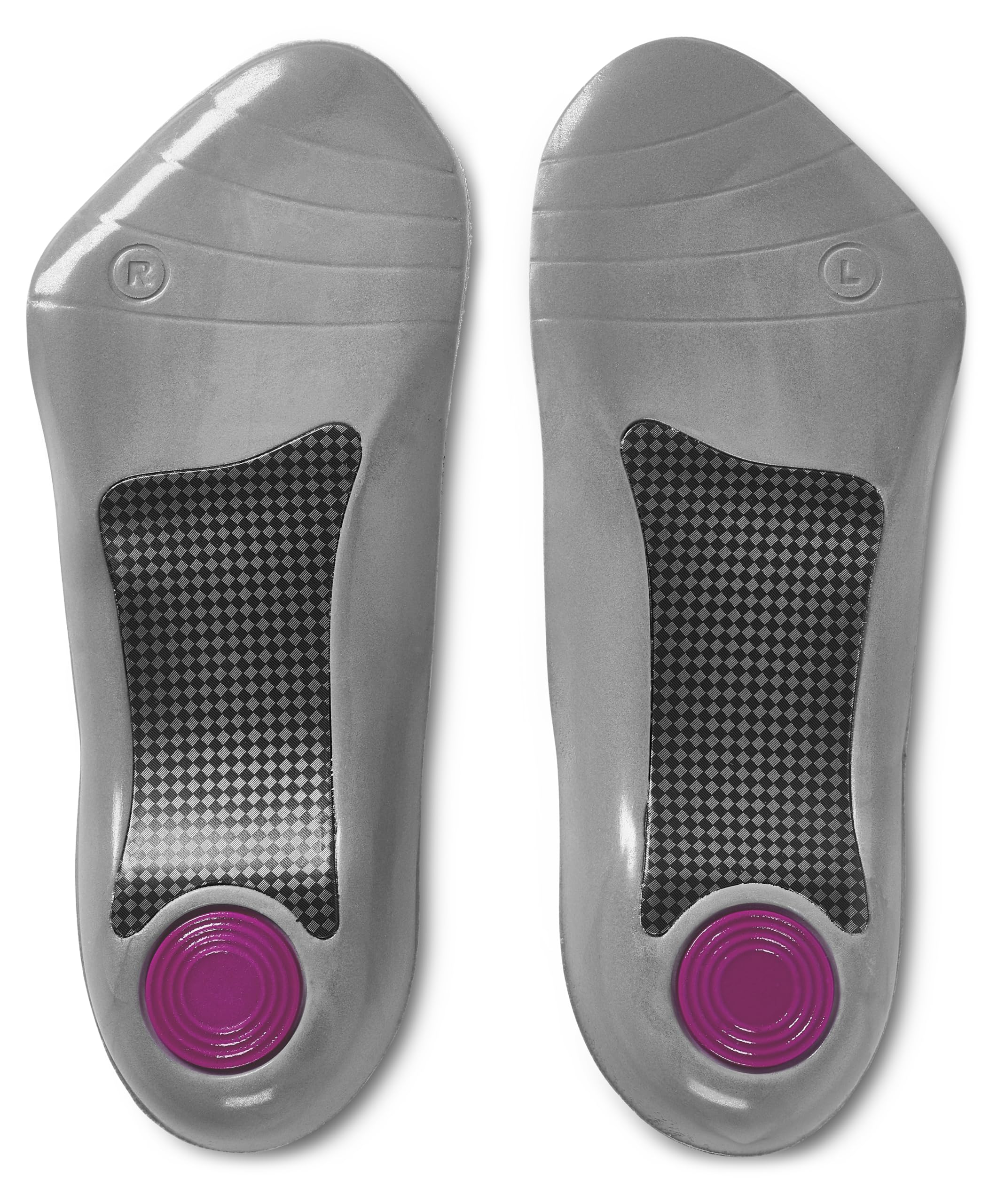 Airplus Women's Plantar Fascia Insole, Orthotic Insoles Arch Support, Superior Comfort & Stability, Clear, Medium