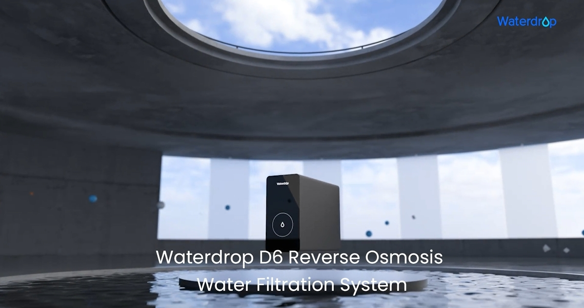 Waterdrop D6 Under Sink Reverse Osmosis Water Filter, 600 GPD