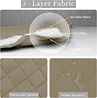 Vista 5 de Easy-Going - Juego de edredón reversible de tamaño full/queen con 1 edredón y 2 fundas de almohada, suave cubrecama, edredón de microfibra