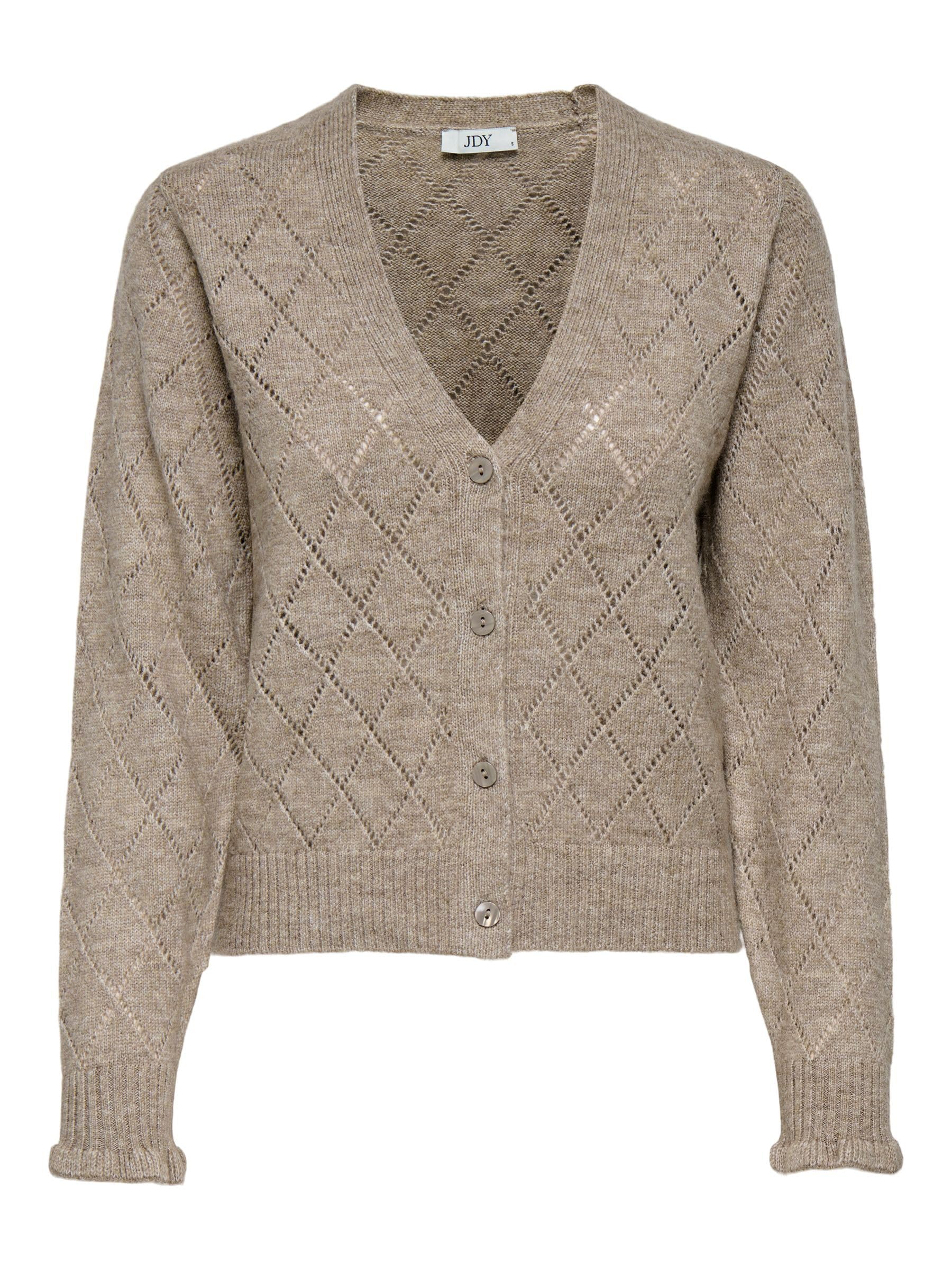 JDY Damen Jdyletty L/S V-Neck Struc Cardi KNT Noos Jdyletty L/S V-Neck Struc Cardi KNT Noos (1er Pack)