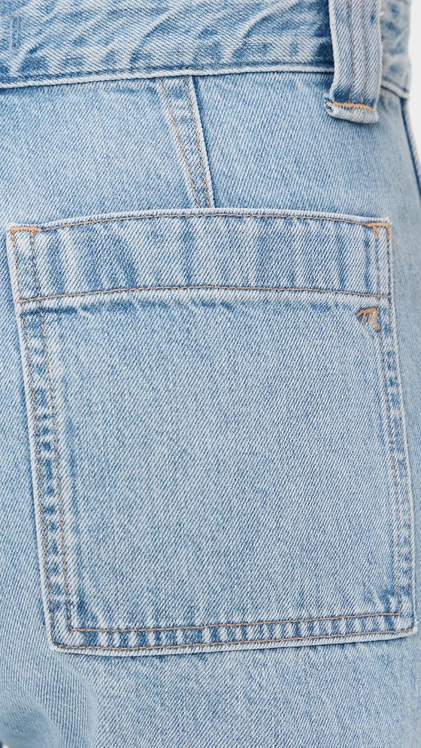 Madewell Women's The Darted Utility Barrel Leg Jeans