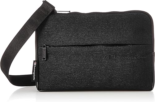Amazon チャンピオン ショルダーバッグ バージニア Model No 2l メンズ サコッシュ ショルダーベルト着脱可 ポーチ ブラック ショルダーバッグ