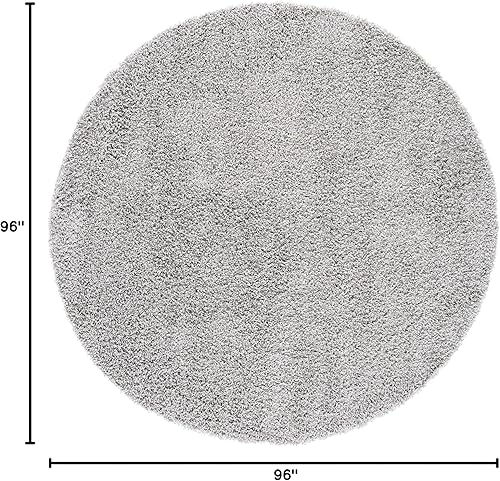 Vista 194 de SAFAVIEH Venus Shag Collection - Alfombra decorativa, 2 pies 7 pulgadas x 5 pies, color marfil, diseño sólido, no desprende pelusa y de fácil