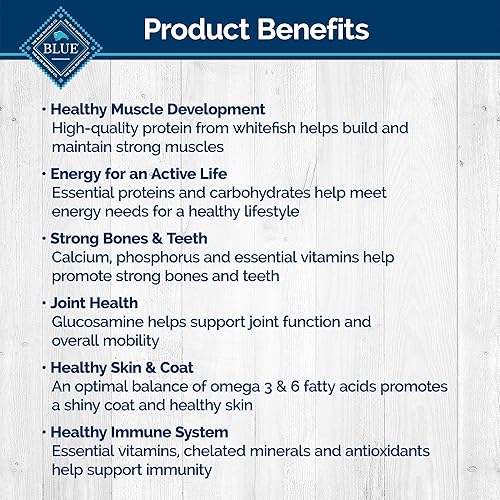 Miniatura 7 de Blue Buffalo - Alimento seco Life Protection de fórmula natural para perros adultos con pescado y arroz integral 6 libras