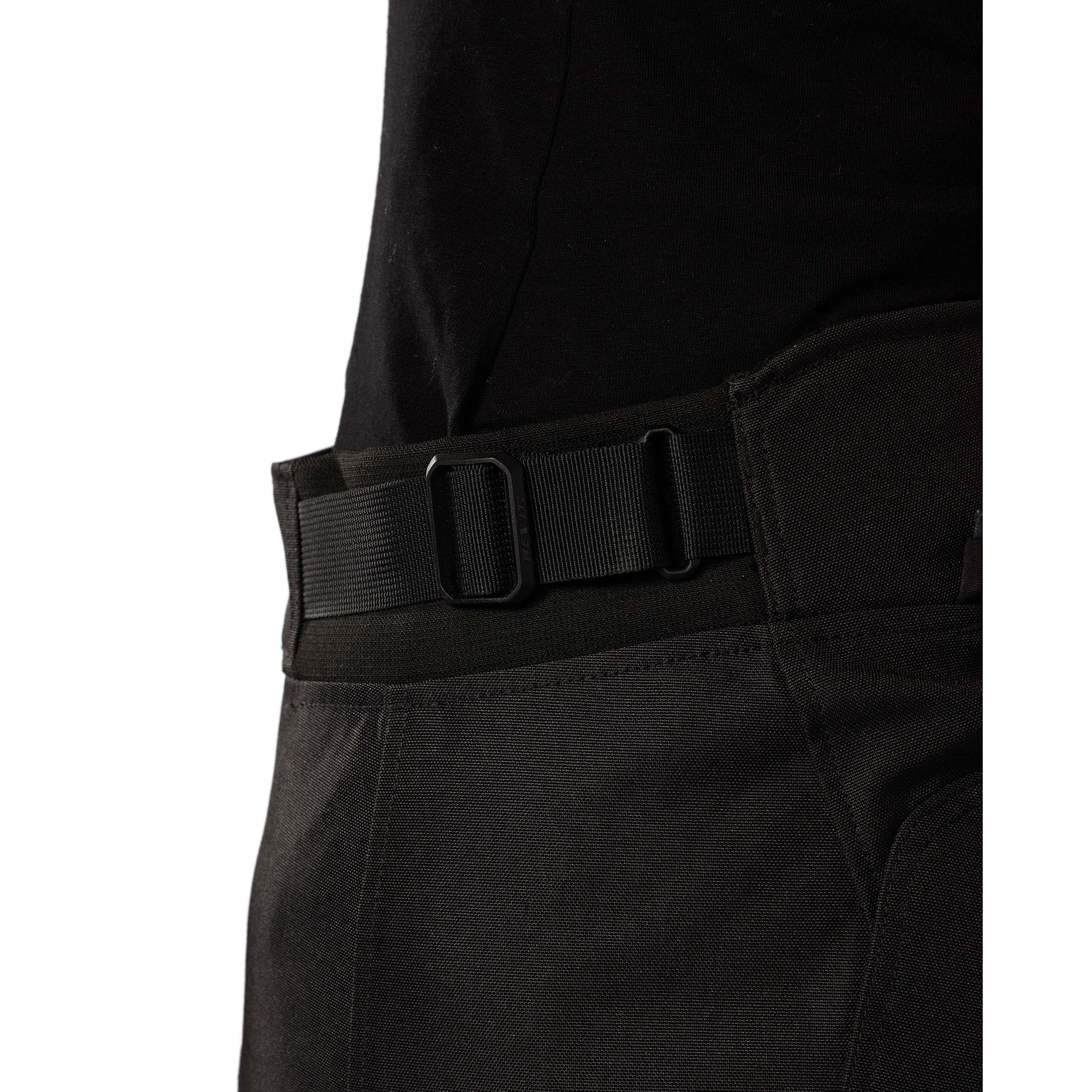 Revit Factor 5 H2O wasserdichte Damen Motorrad Textilhose, schwarz, 34