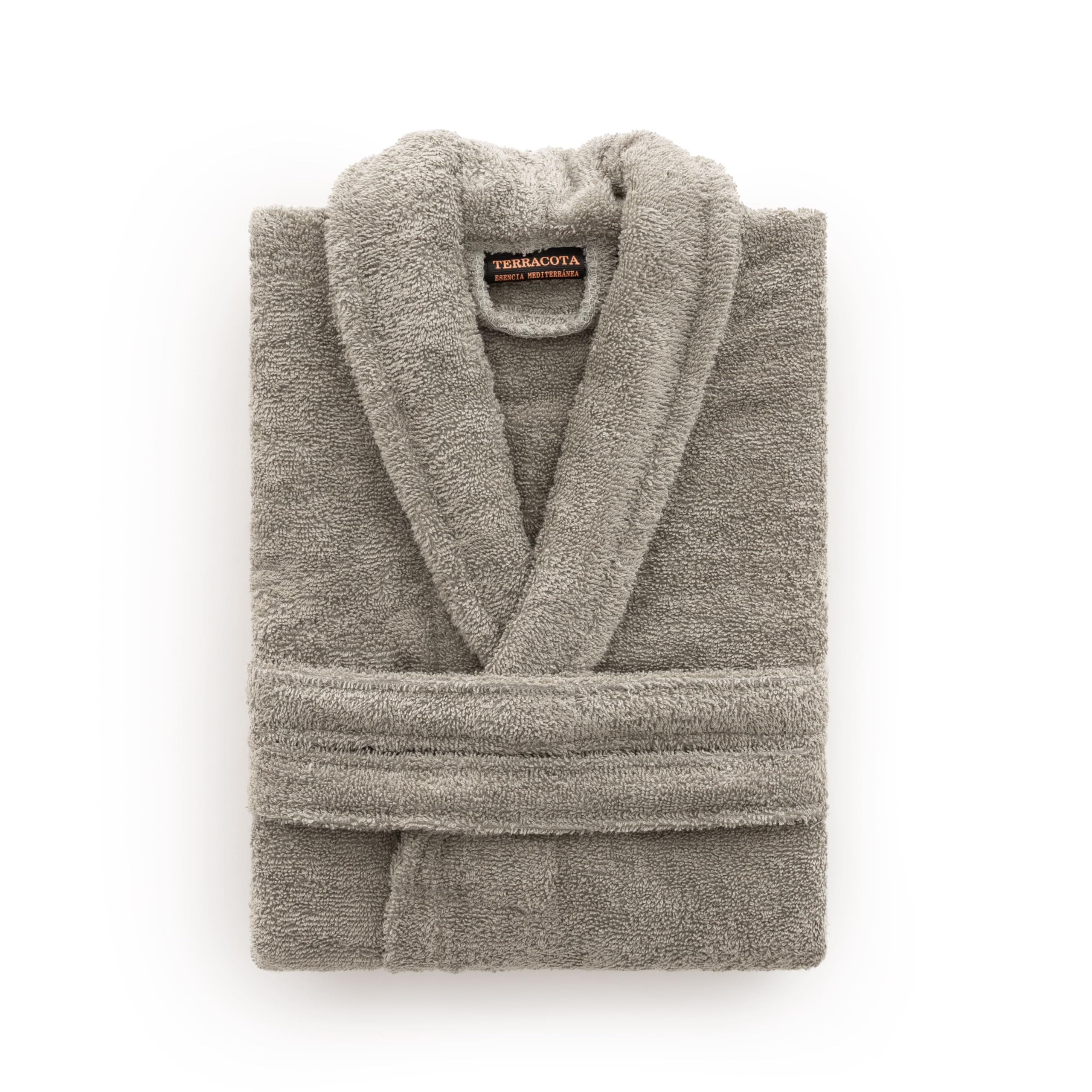 BELUM | Albornoz 100% Algodón Peinado 650 gr. Army Green XS/S, Unisex Para Ducha, Máxima Absorción, Para IR Por Tu Hogar