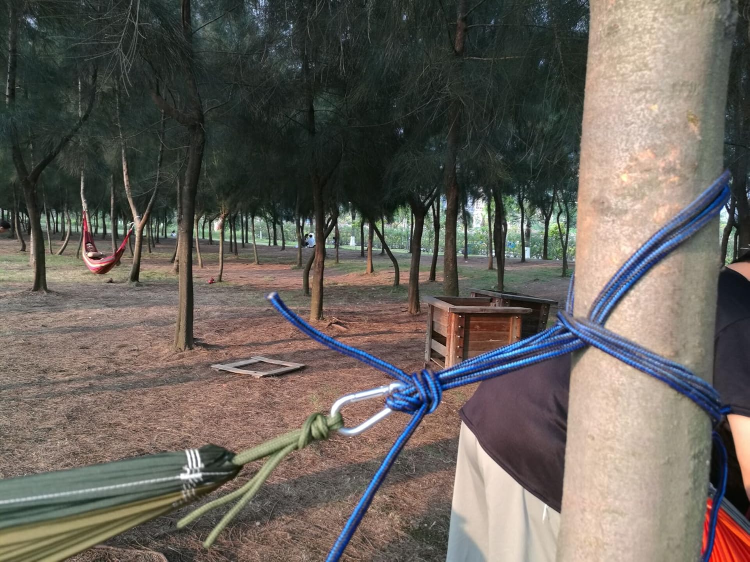 Portable Parachute Nylon Fabric Travel Camping Hammock