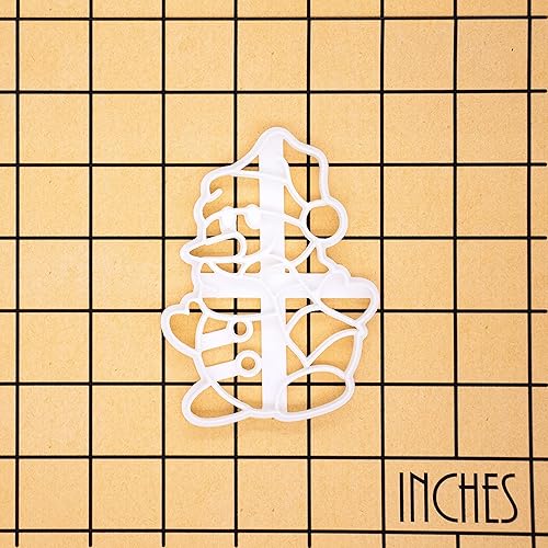 Miniatura 5 de Cortador de galletas de muñeco de nieve, 1 pieza - Bakerlogy