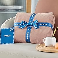 Vista 70 de Bedsure - Manta de vellón, tamaño queen, suave, ligera, afelpada, mullida, acogedora, de microfibra de lujo, color rosa, 90 x 90 pulgadas