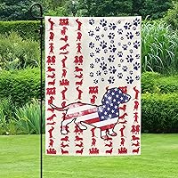 Vista 24 de Flagwix Tres Labrador Retriever Dogs, banderas de perro patriota americano, bandera de casa de 30 x 40 pulgadas, decoración para el hogar, exterior