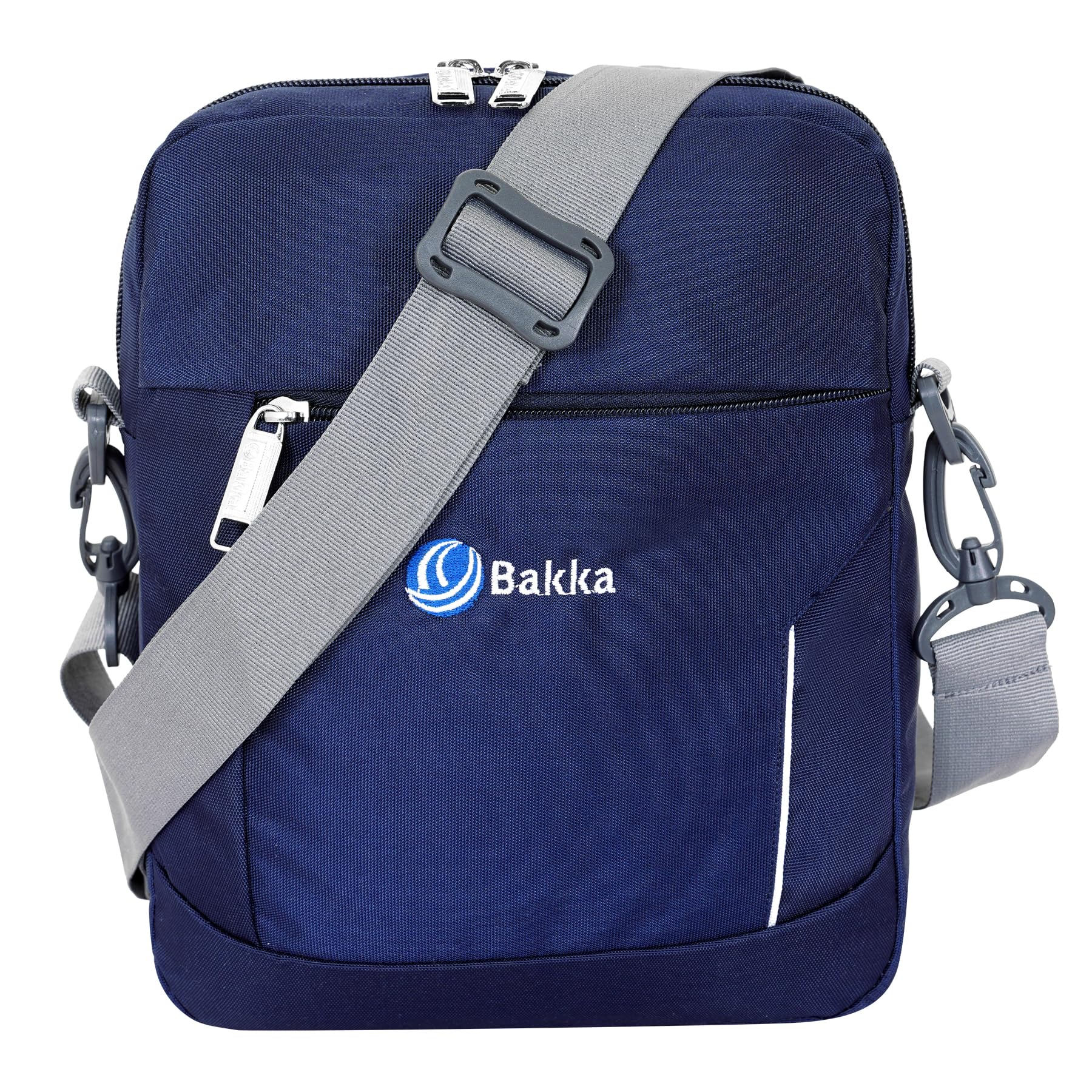 bakka Bags | Nylon Sling Cross Body (Black) BCB-104 | Zippers | Adjustable Straps | Small Size| Travel Essentials, Personal Gadgets, Carrying Documents & Office Business Daily use for Men & Women-picture-15