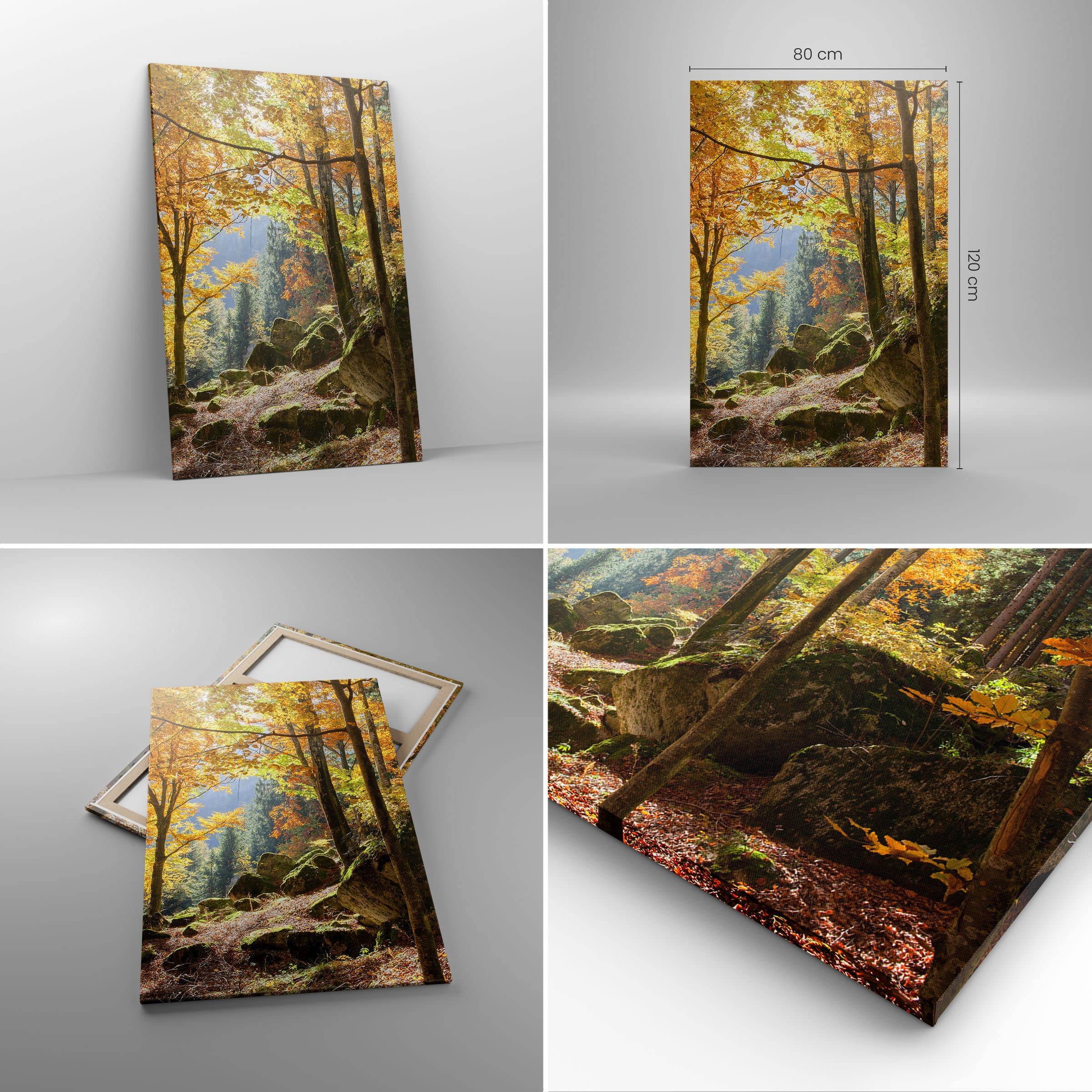 Lienzo Decorativo 80x120 cm Moderno Vertical Paisajes Naturaleza - 2713