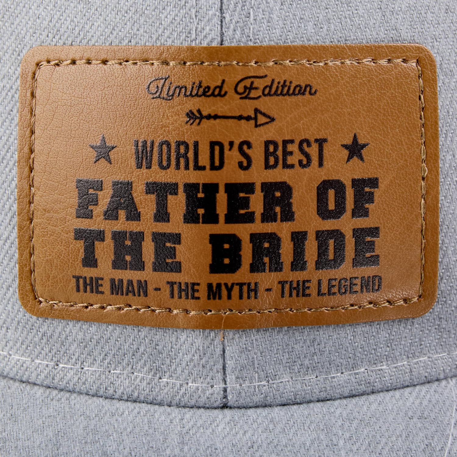 Men's Hat Gifts - Men Cap Gifts for Christmas Father's Day Birthday Trucker Hat Leather Pattern Baseball Cap image 3