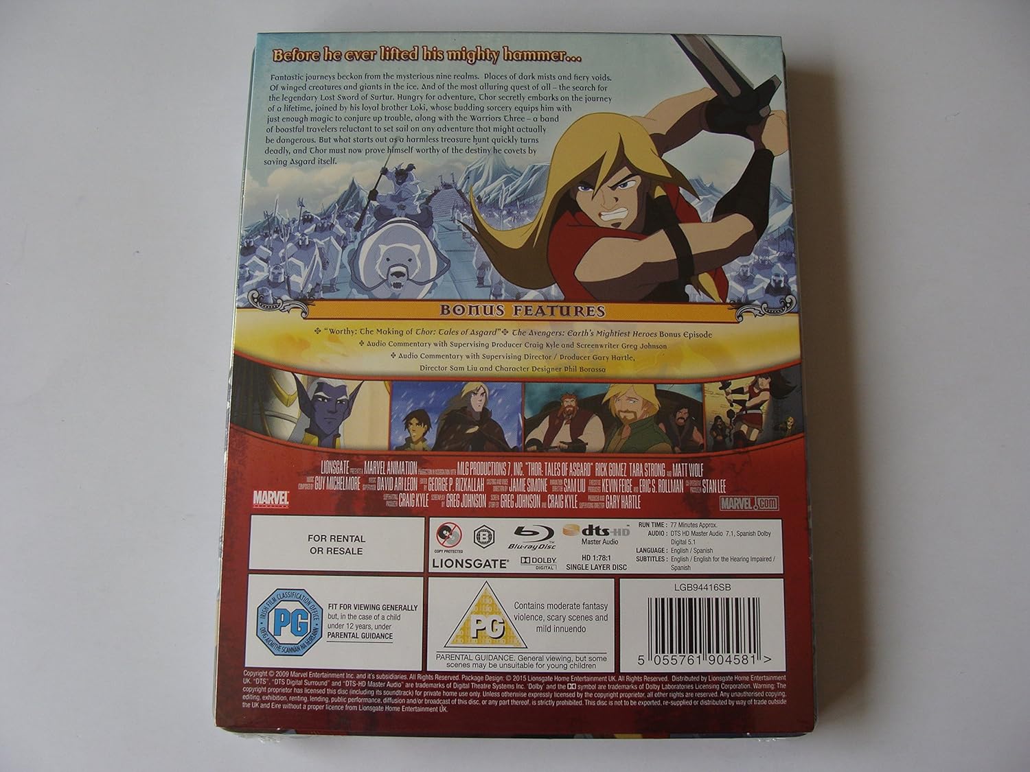 Thor: Tales of Asgard (Animated Marvel Features) (Zavvi Blu-ray Steelbook)