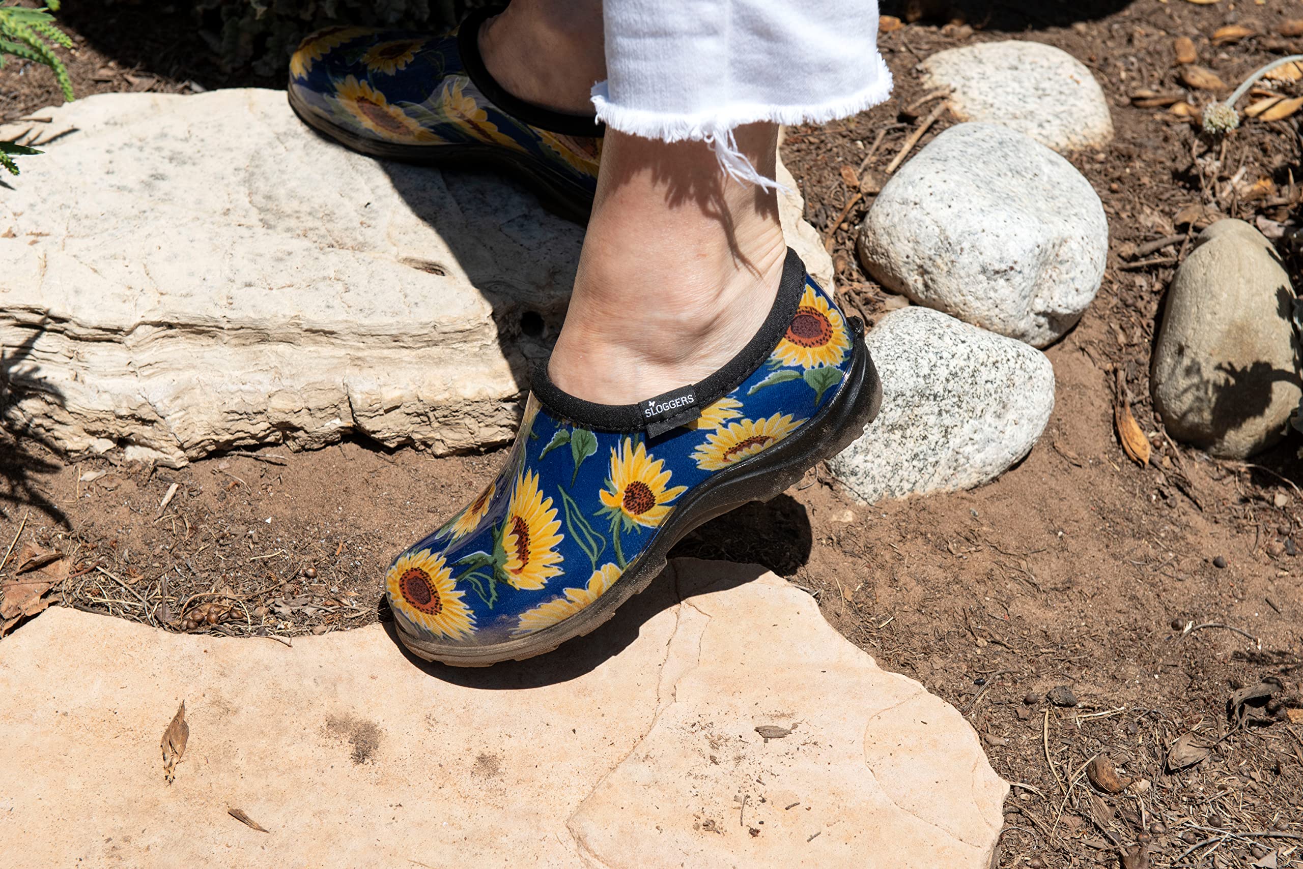Sloggers Damen Regen- und Gartenschuh Wasserdichter Komfortschuh, mittelweit