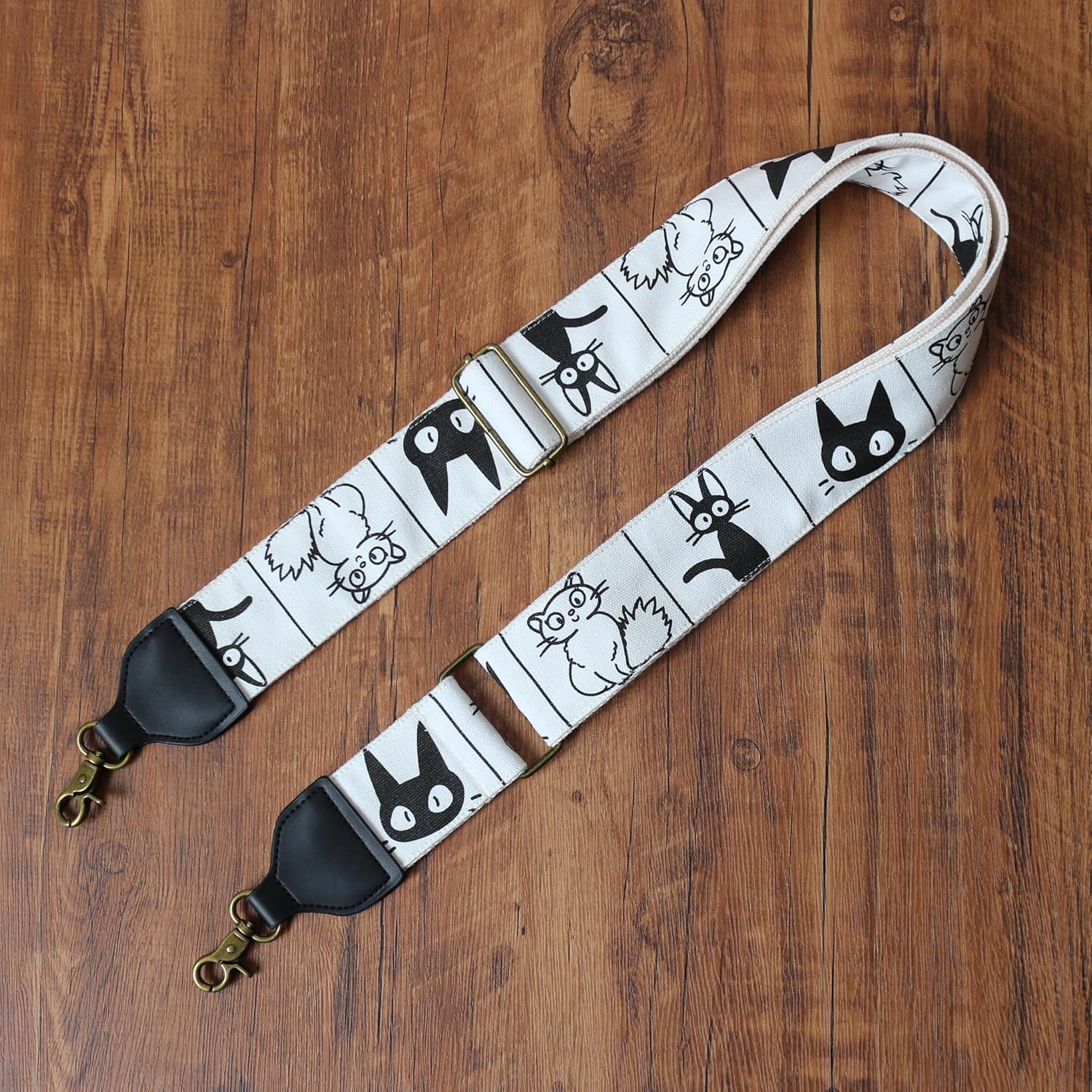 Original Design, 2“ Width, Cotton & Genuine Leather, Handbag Strap Replacement Shoulder Crossbody Strap Purse Strap