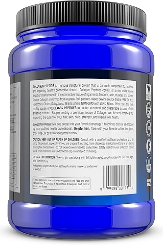 Miniatura 8 de Polvo de péptidos de colágeno  Suplemento de proteína paleo y cetogénica hidrolizada criada en pastos alimentados con pasto  para piel joven,