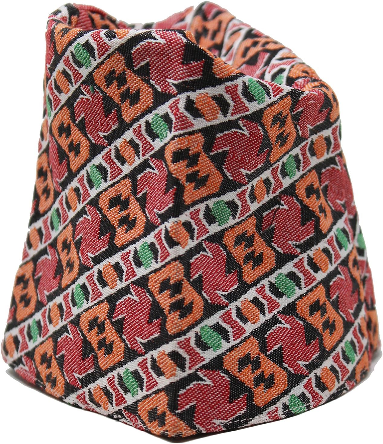 Handwoven Nepali Dhaka Topi/Palpali Dhaka Topi/Nepali Traditional Hat (22.5", Style 1)