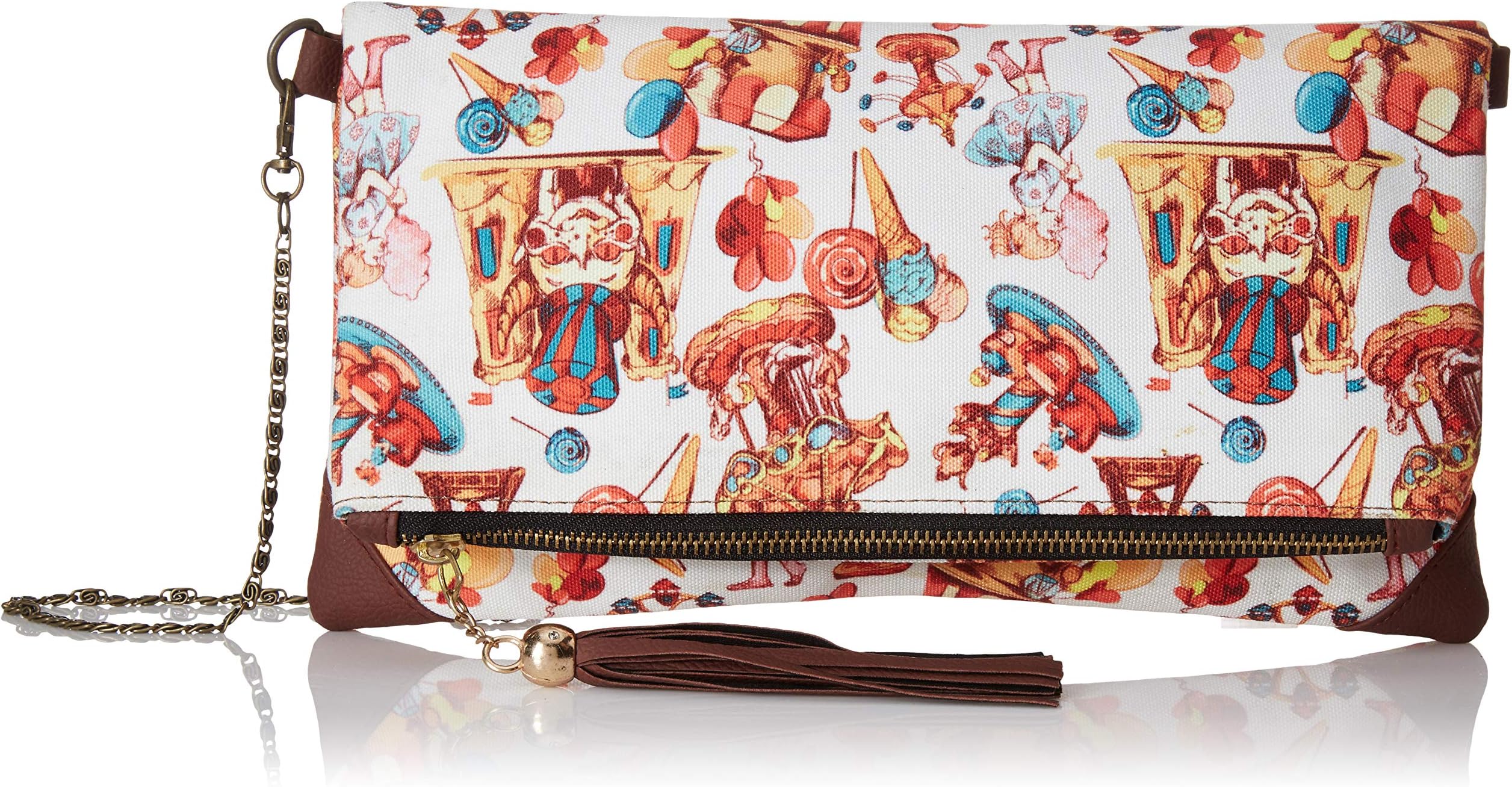 Bandbox Women's Clutch (Multicolour)