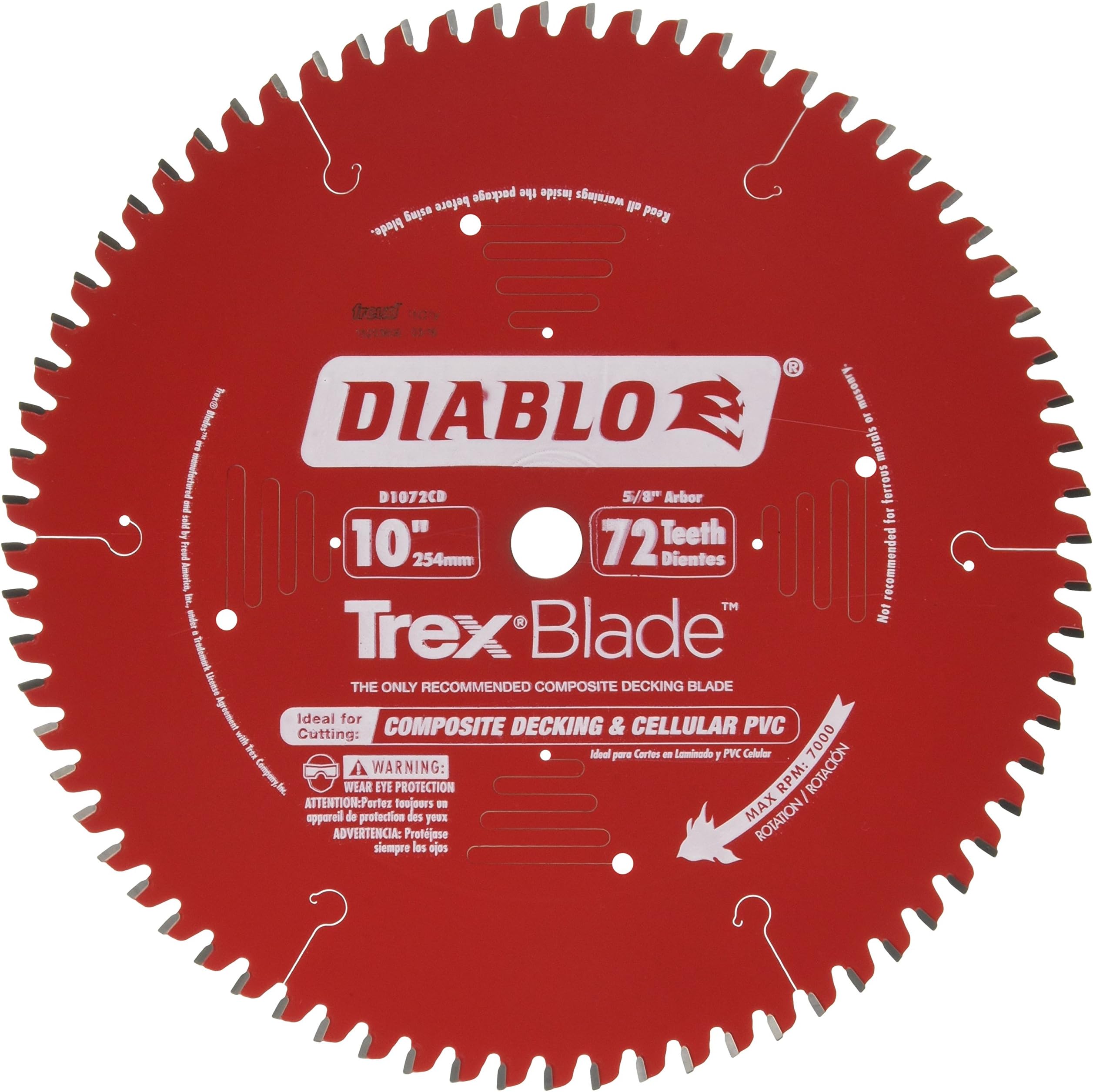 Freud D1072CD Trex Composite Decking Miter And Tab, Multi, 5