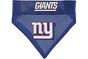 Pets First NFL New York Giants Reversible Jersey Dog Bandanna