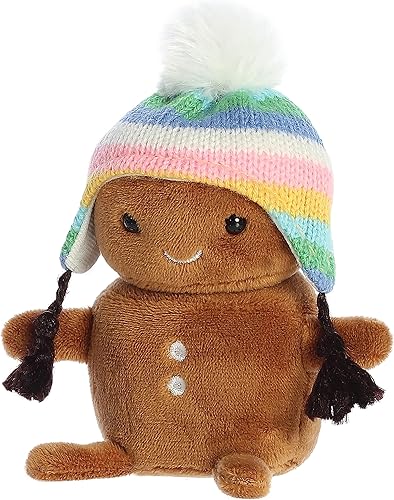 Miniatura 2 de Aurora® Festive Holiday Land of Lils™ Lil' Gingin™ - Animales de peluche de temporada - Regalos conmovedores - Marrón 5.5 pulgadas