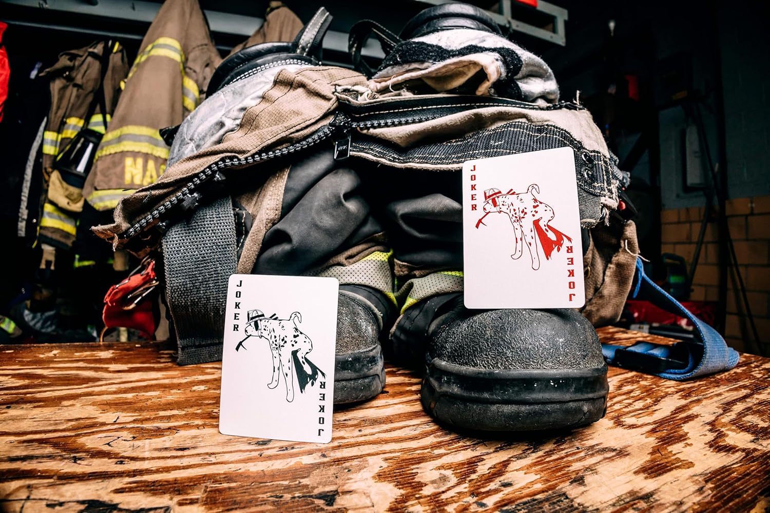 Bicycle Firefighters Playing Cards