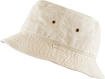 Cotton Bucket Hat Packable Sun Hat Unisex Summer Travel Beach Fisherman Hat for Men Women Outdoor Fishing Hiking