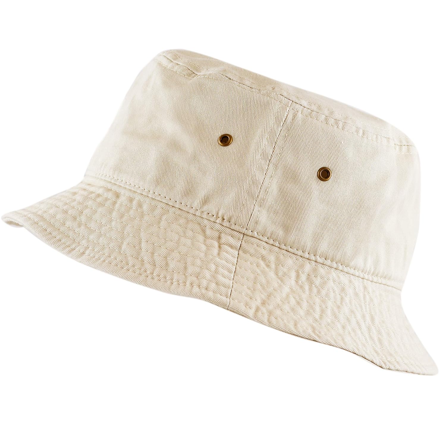 The Hat Depot 300N Unisex 100% Cotton Packable Summer Travel Bucket Hat (L/XL, Putty) - Review, Price and Buying Guide