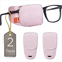 Vista 34 de Astropic Parche de seda para ojos para adultos, niños, gafas para cubrir cualquier ojo (mediano, azul cielo)