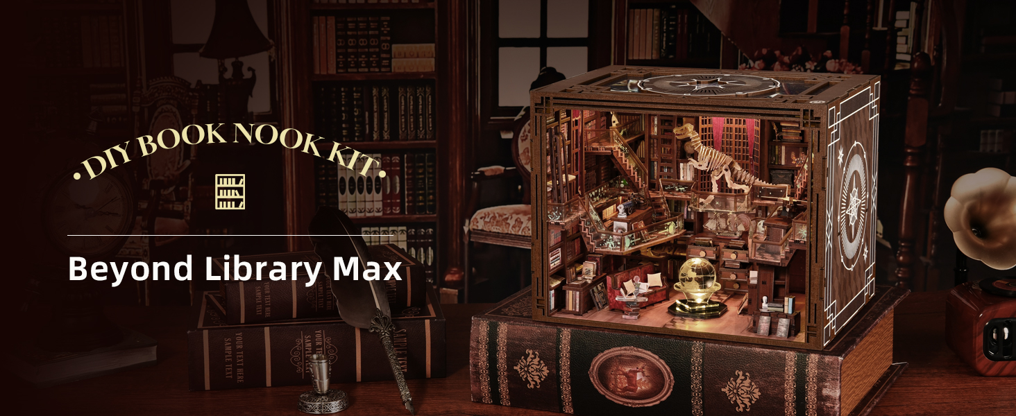 Amazon.com: CCCDF DIY Book Nook Kit, Miniature Dollhouse Booknook