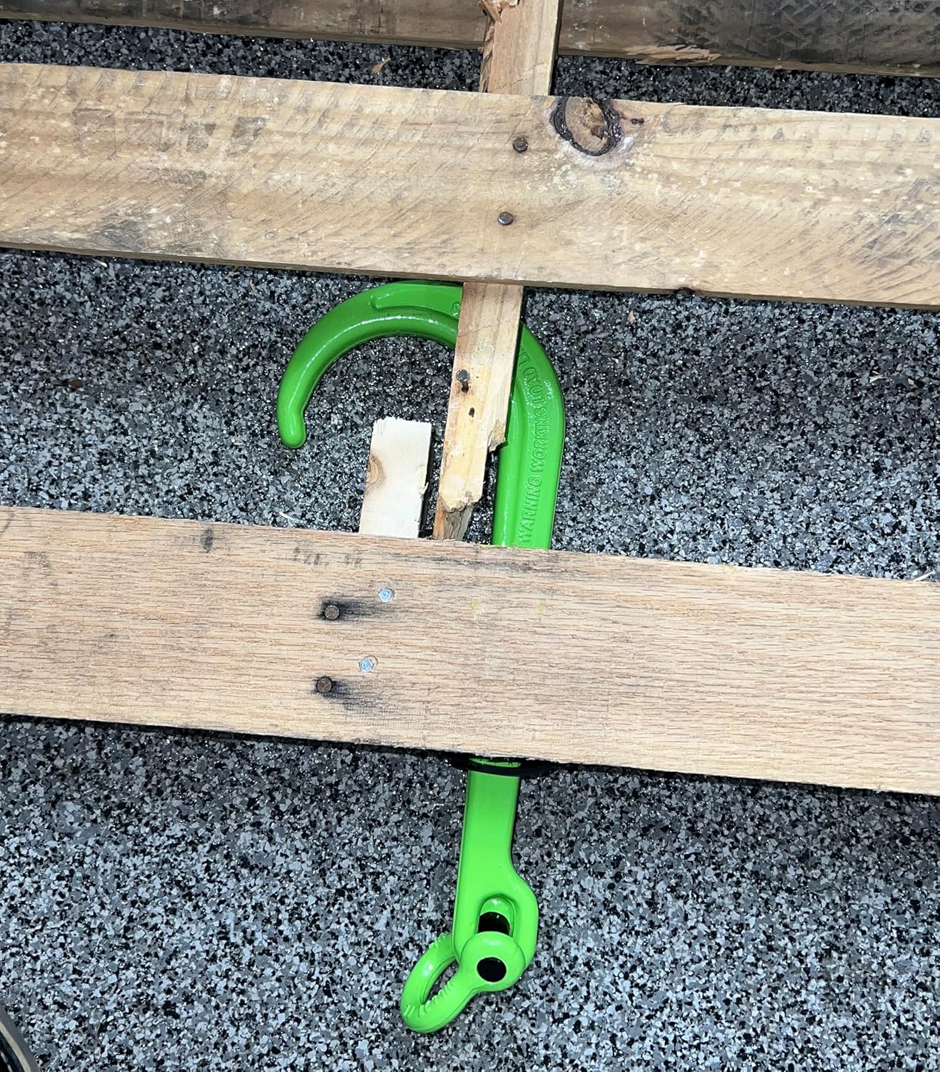 Keyfit Tools Pallet Puller Quick Rig Hook & Shackle Heavy Duty Forged 2 Ton 4000 Lbs WLL Pallet Mover Grabber Material Handling Warehouse