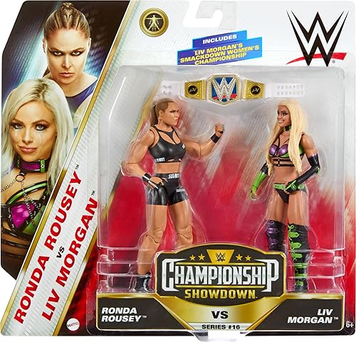 Miniatura 2 de Mattel WWE Championship Showdown Ronda Rousey vs Liv Morgan Paquete de 2