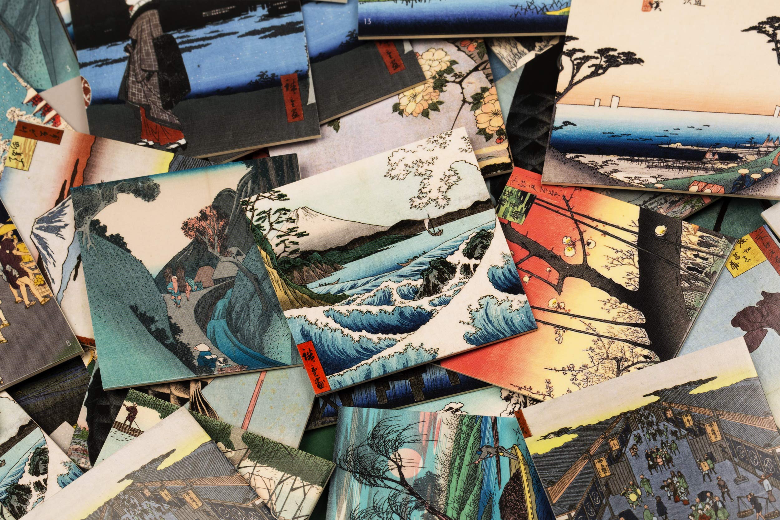 Hiroshige-Memo: Gedächtnisspiel mit 36 Motiven des berühmten japanischen Künstlers