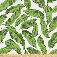 Vista 108 de Lunarable Tela suculenta de The Yard, flores en acuarela estilo pintura coloridas flores de primavera tema de jardinería, tela de microfibra