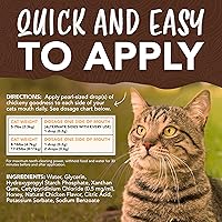 Vista 6 de TropiClean Enticers Gel de limpieza de dientes de gato, alternativa a pasta de dientes con sabor a pollo con miel, 2 onzas