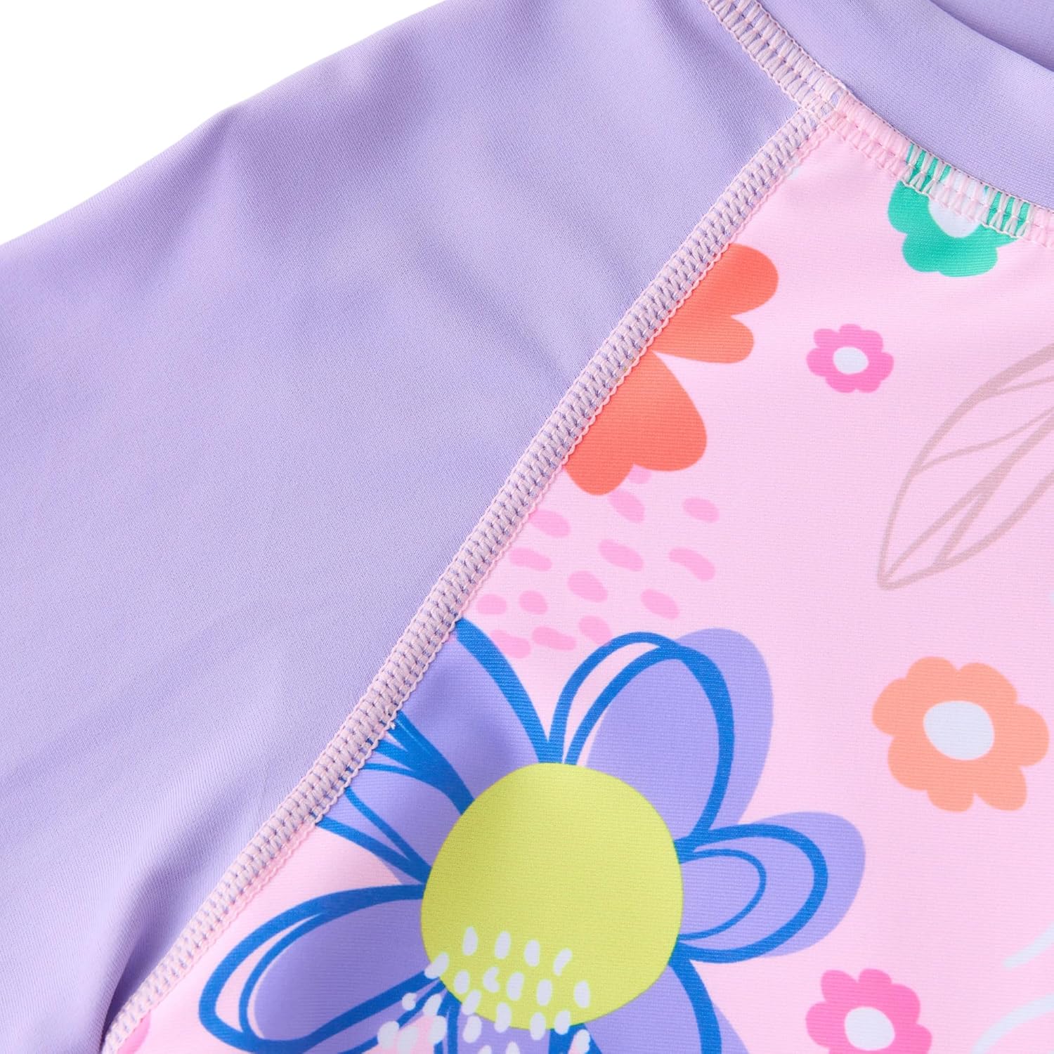 Girls Swimsuit Long Sleeve One Piece Swimsuits Girls Rash Guard Bathing Suit Kids Swimming Suit with UPF 50+ - Image 6