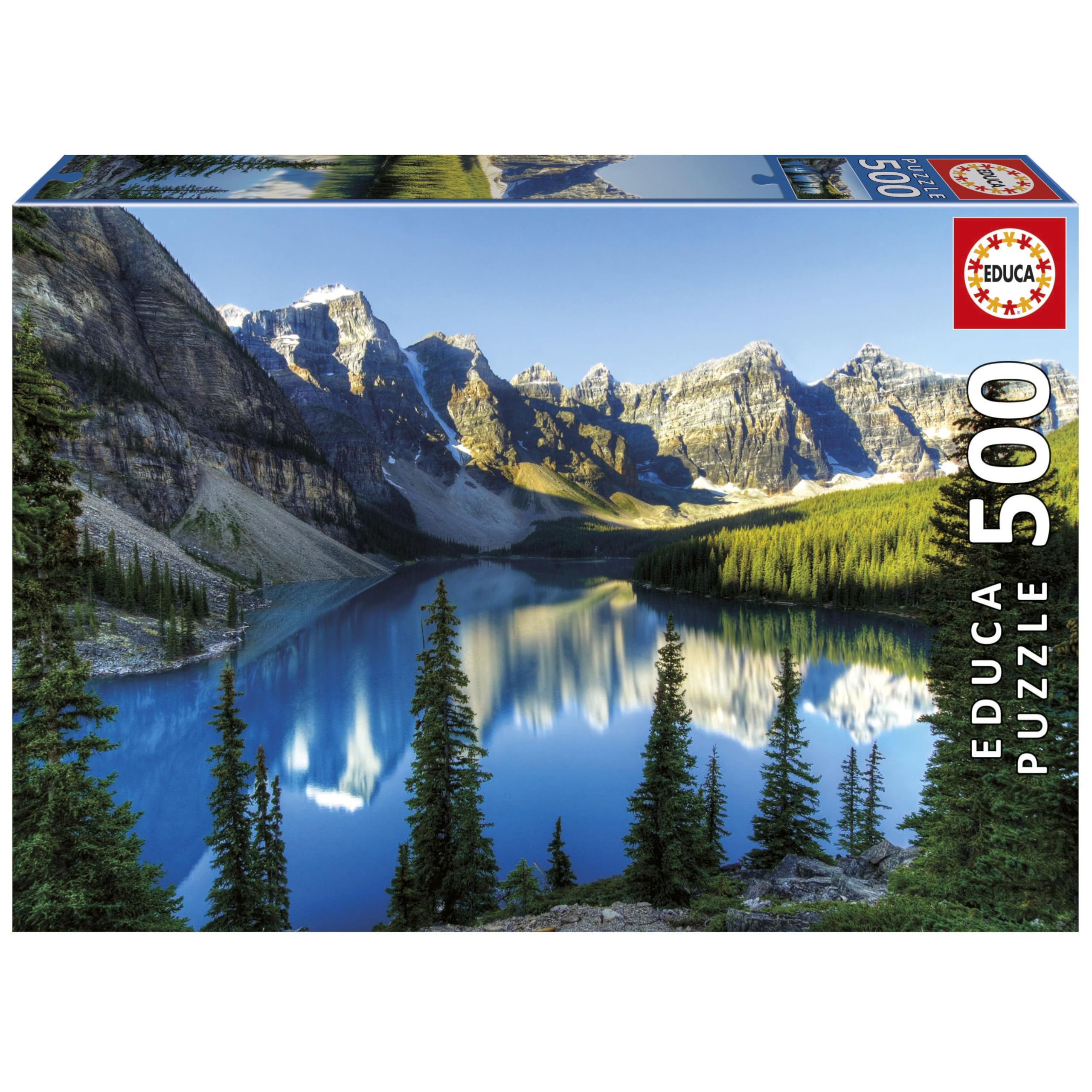Educa - 500-teiliges Puzzle für Erwachsene | See in Alberta. Inklusive Fix Puzzle-Kleber. Maße: 48 x 34 cm. Ab 11 Jahren (20281)