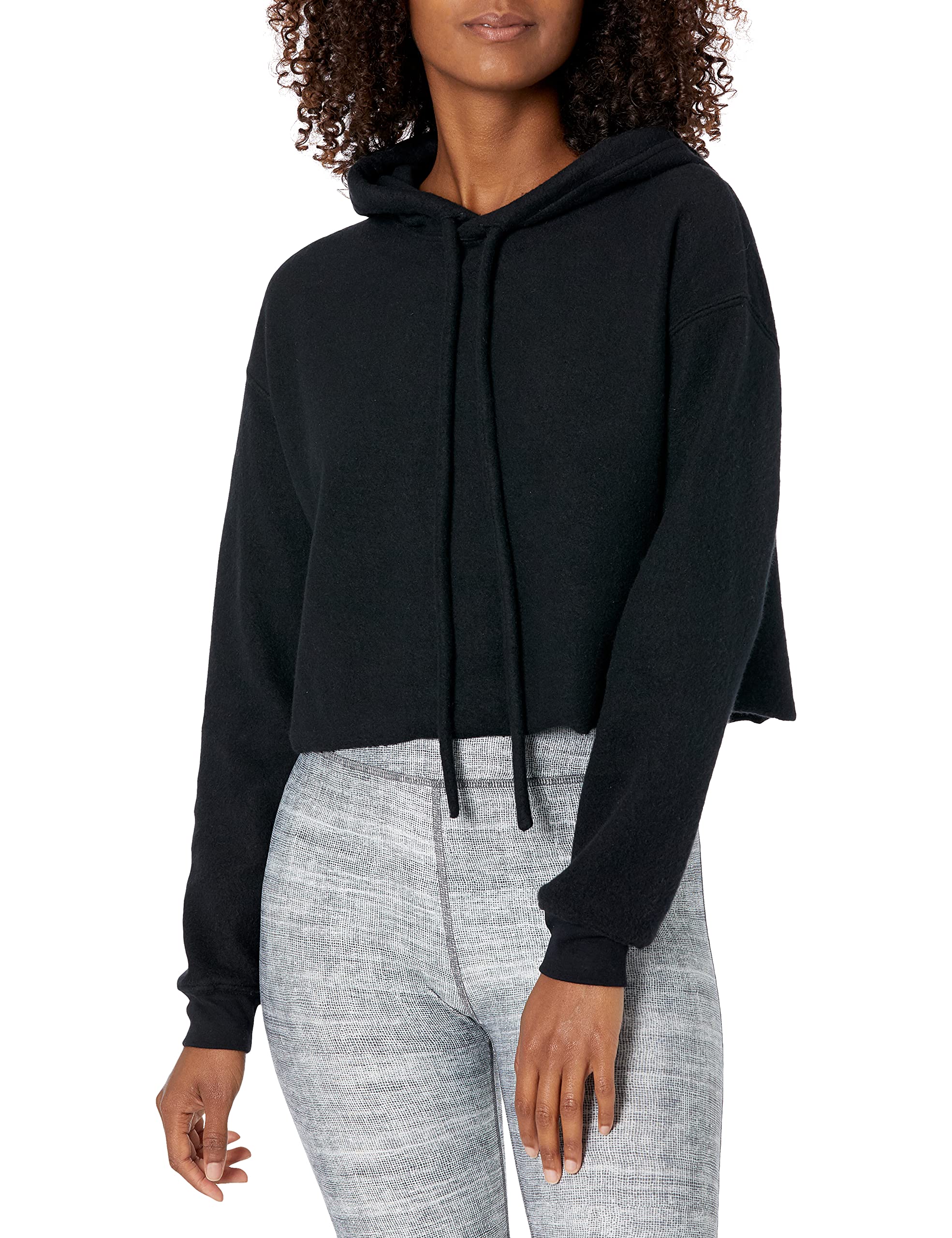 Bella CanvasMen's Sueded Crop Hoodie Hooded Sweatshirt