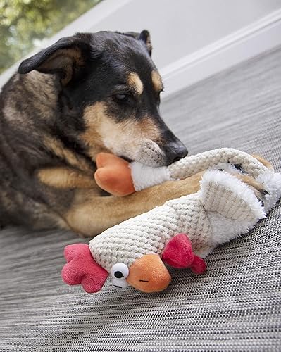 Vista 94 de goDog Checkers Just for Me - Juguete chirriante afelpado para perro, con tecnología Chew Guard, diseño de cerdo volador, color rosa, tamaño miniatura